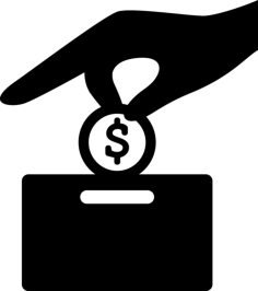 Make A Donation Engraving Svg Design, Free Vectors File